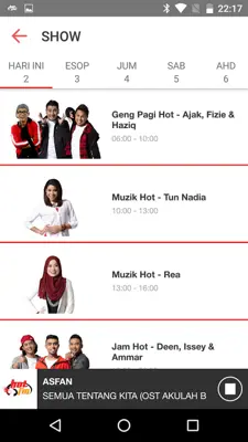 Hot FM android App screenshot 0